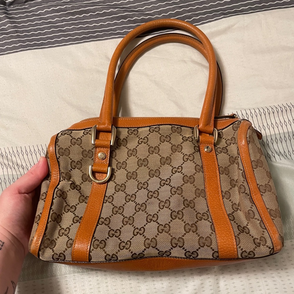 Orange Gucci Tote